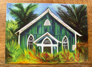 Holualoa Chapel Art Card